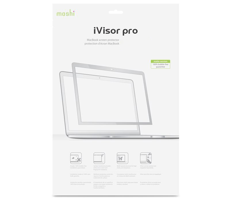 Folia matowa Moshi iVisor AG MacBook Pro 13 , czarna ramka. 